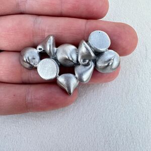 Vintage 1989 Guyot Pewter Chocolate Chips Pin Brooch Melting Chocolate Chip Pin